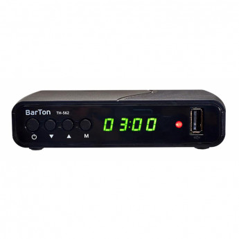 Приемник телевизионный BarTon TH-562, эфирный DVB-T2