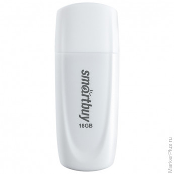 Память Smart Buy "Scout" 16GB, USB 2.0 Flash Drive, белый
