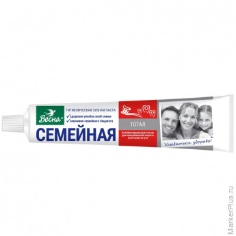 Зубная паста Весна Семейная тотал б/ф 90 гр 8098 Зубная паста Весна Семейная тотал б/ф 90 гр 8098