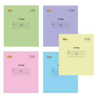 Тетрадь школьная А5,12л,линия, №1 School Отличник Ассорти 10шт/уп 82143, комплект 10 шт