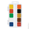 Краски акварельные KOH-I-NOOR, 10 цветов, медовые, пластиковая коробка, без кисти, FA-KIN-110