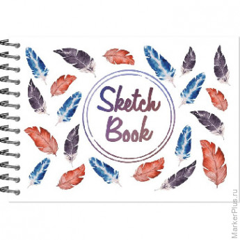 Скетчбук А6,60л,бл.офсет 100гр,бок.спир,жестк.подл.SKETCHBOOK MINI 2620 ассорти