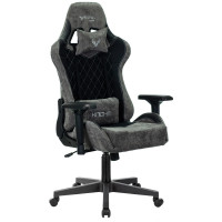 Кресло игровое Бюрократ VIKING 7 KNIGHT B FABRIC, ML, ткань/экокожа черный, реклайнер (до 150кг)