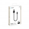 Кабель Deppa USB-A - USB-C, USB 2.0, 2.4A, 2м, черный