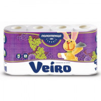 Полотенца бумажные VEIRO Classic 2-сл.,с тисн., 4рул./уп. 5п24