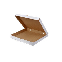 Короб картонный для пиццы 400х400х40 мм Т-23 белый 'Е' 50 шт/уп, комплект 50 шт