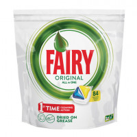 Таблетки для посудомоечных машин 84 шт. FAIRY 'All in 1', 'Лимон', капсулы, FR-81652888, комплект 84 шт