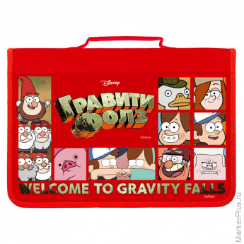 Папка для тетрадей Картон А4ф Hatber на молн.Pixels в индив.упак. AMt_30097