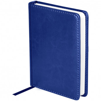Ежедневник недатированный, A6, 136л., кожзам, OfficeSpace 'Nebraska', синий