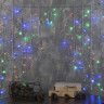 Электрогирлянда Бахрома-арка 1х1м ,IP20, 126 LED, мульти, 8 реж 1080429