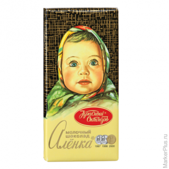 Шоколад КРАСНЫЙ ОКТЯБРЬ "Аленка", молочный, 100 г, КО01174