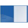 Папка с 10 вкладышами Berlingo 'Soft Touch', 17мм, 700мкм, синяя, с внутр. карманом
