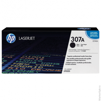 Картридж лазерный HP (CE740A) LaserJet CP5225/5225N, черный, оригинальный, ресурс 7000 стр.