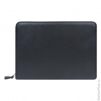 Папка деловая Alliance, кож.зам, черная, 8-010