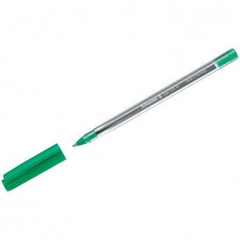 Ручка шариковая Schneider 'Tops 505 M' зеленая, 1,0мм, прозрачный корпус, 50 шт/в уп