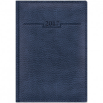 Ежедневник датированный 2017г., А6, 176л., кожзам "Armonia Elefant", синий