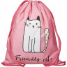 Мешок для обуви №1School Friendly cats 360x470 мм, Мо-26-1 Мешок для обуви №1School Friendly cats 360x470 мм, Мо-26-1