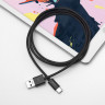 Кабель Deppa USB A - USB Type-C, USB 3.0, 1.2м, черный