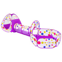 Детская игровая палатка-лабиринт с тоннелем и сухим бассейном, 90x190x270 см, BRAUBERG KIDS, 665172 Детская игровая палатка-лабиринт с тоннелем и сухим бассейном, 90x190x270 см, BRAUBERG KIDS, 665172