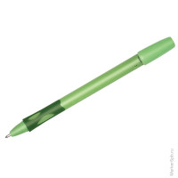 Ручка шариковая "LeftRight", для правшей, синяя, 0,8мм, грип, зеленый корпус