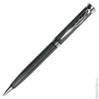 Ручка шариковая PIERRE CARDIN TRESOR (Пьер Карден), корпус черный, латунь, золото, PC1001BP, синяя, 
