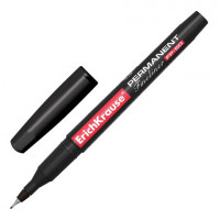 Маркер перманентный (нестираемый) ERICH KRAUSE "FP-50", круглый наконечник, 0,6мм, че, 37068