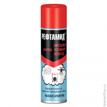 Средство аэрозольное репеллентное от комаров, мошек и клещей 147мл РЕФТАМИД, ш/к 0748, 5-03.09.122.01