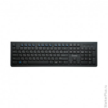 Клавиатура Smartbuy Slim 206 провод мультимедийная USB чер (SBK-206US-K)/20