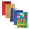 Цветной картон, А4, металлизированный, гофрированный, 4 листа, 4 цвета, HATBER, "Бабочки", 195х285 мм, 4Кц4гмт 14468, N200360