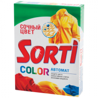 Стиральный порошок-автомат 350 г, SORTI (Сорти) "Color", 800-5, 701-5
