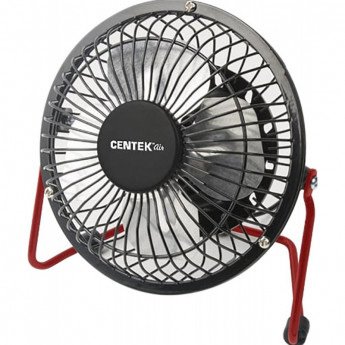 Вентилятор настольный Centek CT-5040 Black/Red, настольный, 2,5 Вт