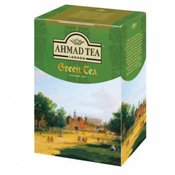 Чай AHMAD (Ахмад) "Green Tea", зеленый листовой, картонная коробка, 200 г, 1310