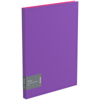 Папка с 30 вкладышами Berlingo "Fuze", 17мм, 600мкм, фиолетовая