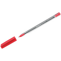 Ручка шариковая Schneider "Tops 505 M" красная, 1,0мм, прозрачный корпус 50 шт/в уп