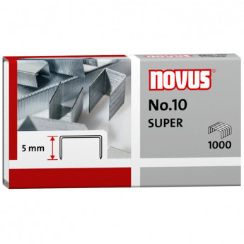 Скобы для степлера №10 Novus, оцинкованные, 1000шт. 20 шт/в уп