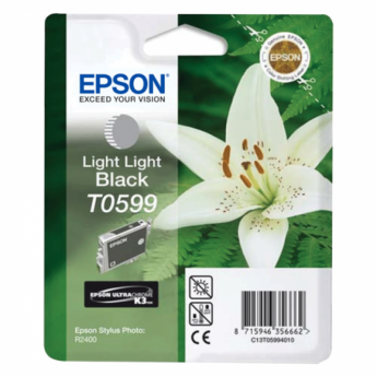 Картридж струйный EPSON (C13T05994010) Stylus Photo R2400, светло-серый, оригинальный
