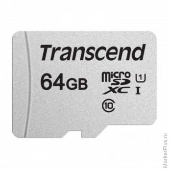 Карта памяти Transcend 300S-A microSDXC 64GB (TS64GUSD300S-A)