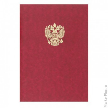 Папка адресная с ОРЛОМ бумвинил с поролоном