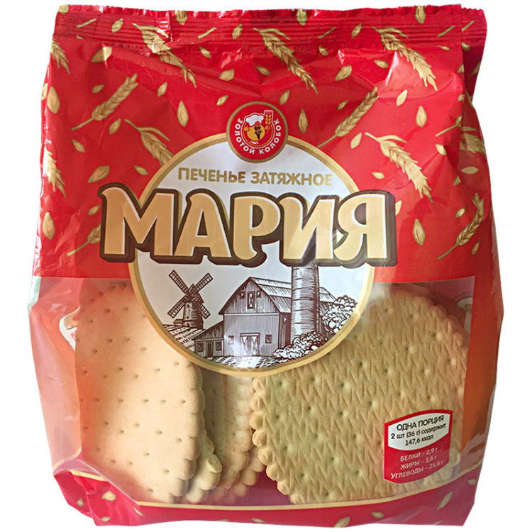 Печенье затяжное Мария традиционное Любятово 156г