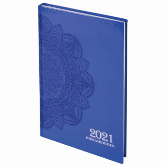 Ежедневник датированный 2021 (145х215мм), А5, STAFF, ламинированная обложка, Дизайн 1, 111816
