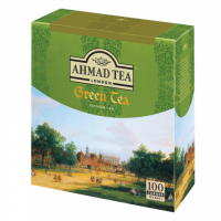 Чай AHMAD (Ахмад) 'Green Tea', зеленый, 100 пакетиков по 2 г, 478-012
