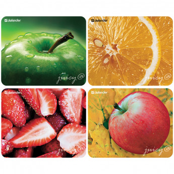 Коврик для мыши Defender Juicy sticker 220*180*4мм, ассорти