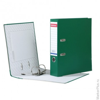 Папка-регистратор ERICH KRAUSE "Стандарт", с покрытием из ПВХ, 70 мм, зеленая, 277
