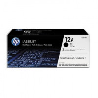 Картридж лазерный HP 12A Q2612AF чер. для LJ 1010 (2шт/уп), комплект 2 шт