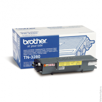 Картридж лазерный BROTHER (TN3280) HL-5340D/5350DN5370W и другие, оригинальный, ресурс 8000 стр.
