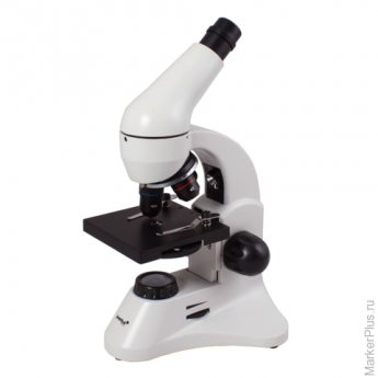 Микроскоп учебный LEVENHUK Rainbow 50L PLUS, 64-1280 кратный, монокулярный, 3 объектива, 69051