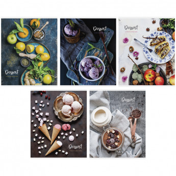 Тетрадь 48л., А5, клетка ArtSpace 'Стиль. Beauty dessert', Ассорти, ассорти, 10 шт/в уп