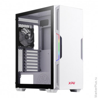 Корпус ADATA XPG STARKER WHITE Midi-Tower, белый, 120mm ARGB fan