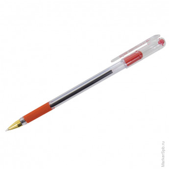 Ручка шариковая "MC Gold" красная, 0,5мм, грип
