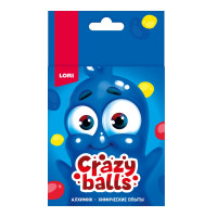 Набор химических опытов Crazy Balls Желтый, синий и красный шарики,Оп-101